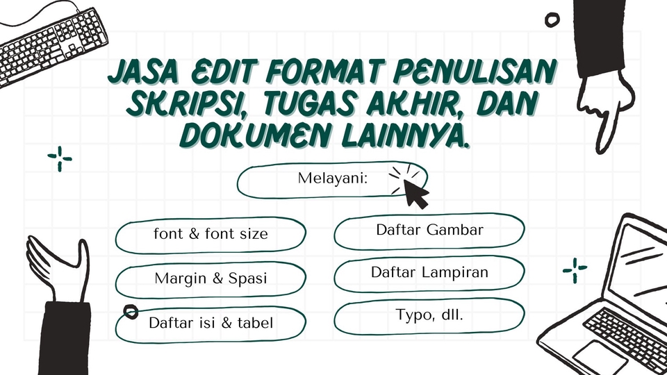 Jasa Edit Dokumen PDF, Konversi PDF ke Word / Excel - EDIT FORMAT PENULISAN SKRIPSI, TUGAS AKHIR, DAN DOKUMEN LAINNYA