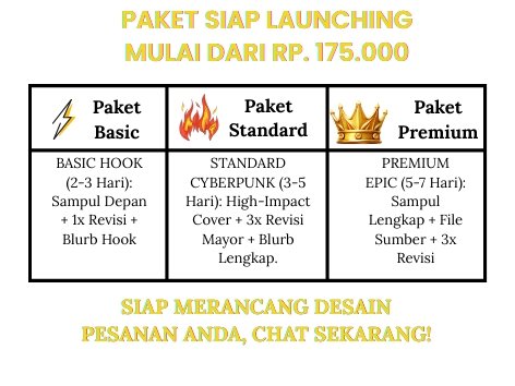 PAKET SIAP LAUNCHING (Mulai Rp175K). Basic Hook - Premium Epic untuk novel Sci-Fi/Fantasi!