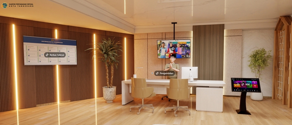 Web Development - Virtual Office Website 3D - 4