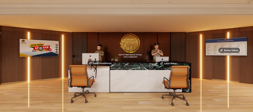 Web Development - Virtual Office Website 3D - 2