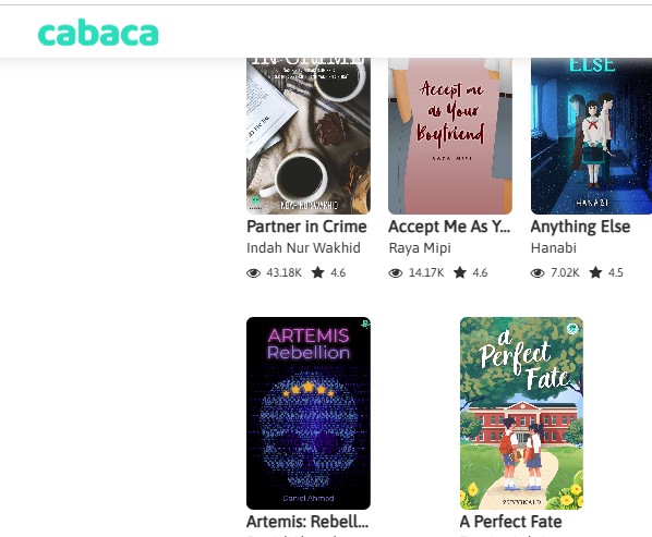 karya berbayar yang terbit di cabaca.id (A Perfest Fate)