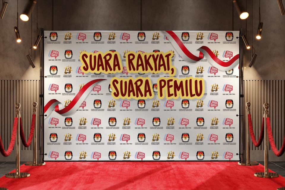 Digital Printing - Event Design (Desain untuk backdrop panggung, Photobooth, Infografis, Flayer dsb) - 3