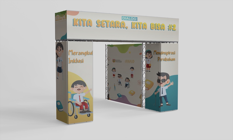 Digital Printing - Event Design (Desain untuk backdrop panggung, Photobooth, Infografis, Flayer dsb) - 12