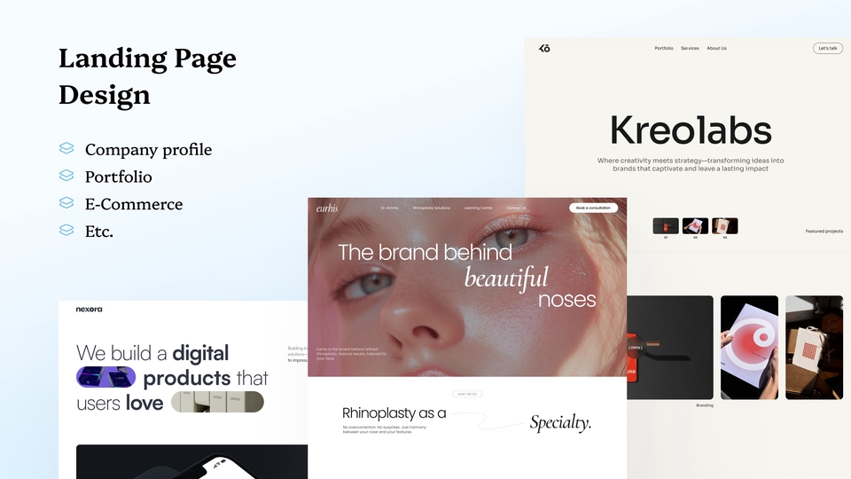 Jasa Web Design / Desain Website Profesional - Jasa Pembuatan Desain Website / Landing Page
