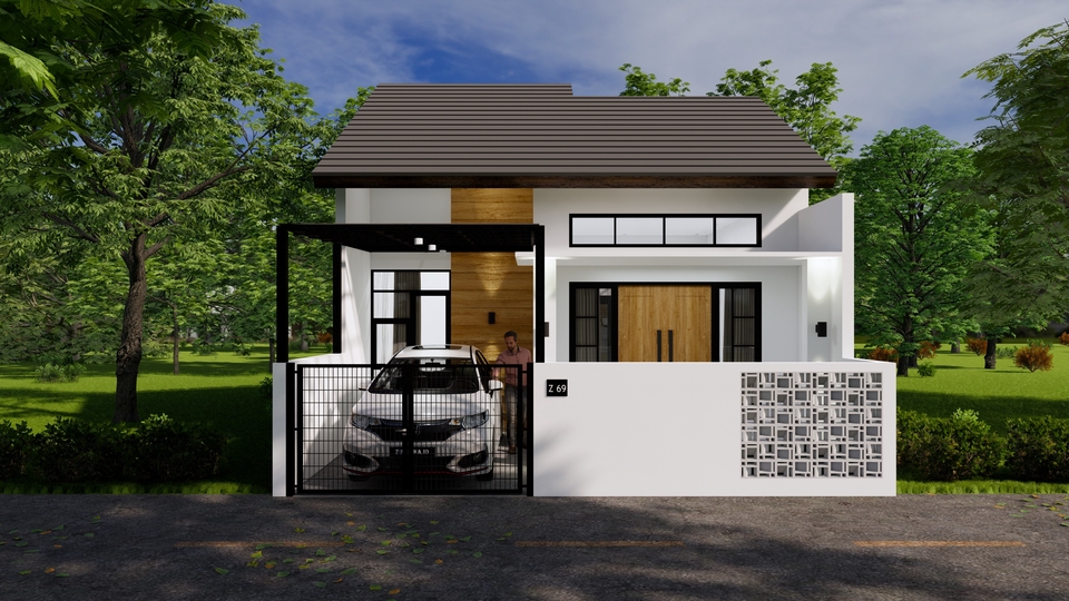 Jasa Gambar 3D Arsitektur dan Produk Visual - Desain Rumah