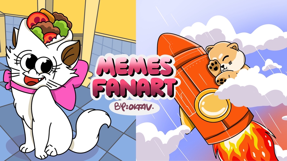 Jasa Pembuatan Fanart Karakter Favorit Anda - Illustrasi FanArt untuk NFT, Crypto, Memes dll