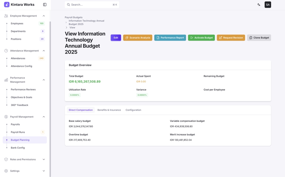 Web Development - Kintara Works: ERP - Human Resource Information System - 4