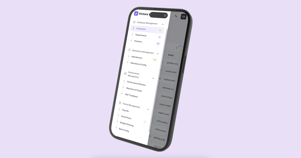 Web Development - Kintara Works: ERP - Human Resource Information System - 5