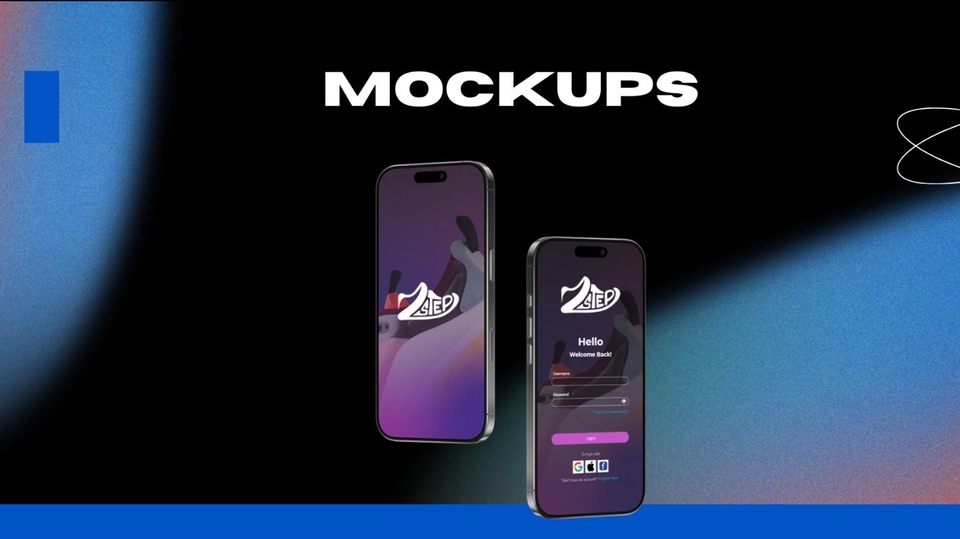 Website develop with futuristic design