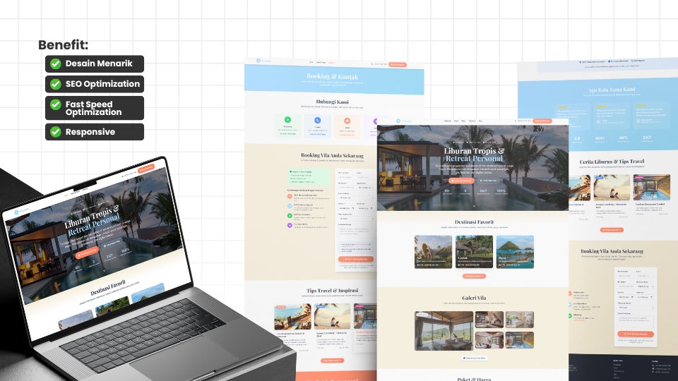Web Development - Jasa Pembuatan Website | Landing Page, Company Profile, Toko Online, Kursus Online, Travel, Donasi - 4