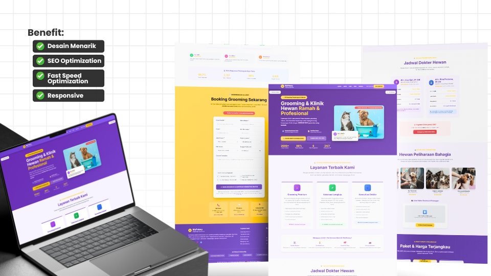 Web Development - Jasa Pembuatan Website | Landing Page, Company Profile, Toko Online, Kursus Online, Travel, Donasi - 3