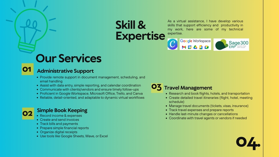 Sekretaris - Virtual Assitance & Administrative Support - 5