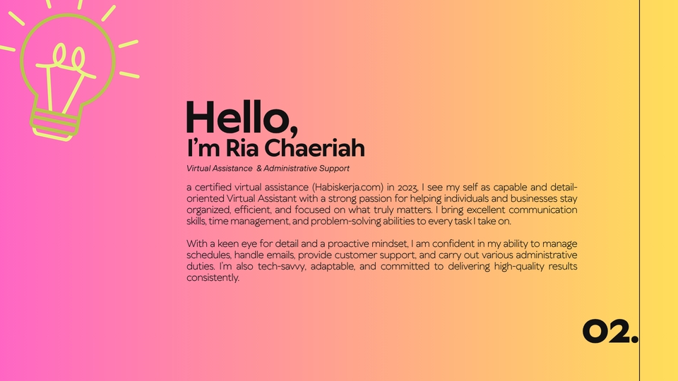 Sekretaris - Virtual Assitance & Administrative Support - 3