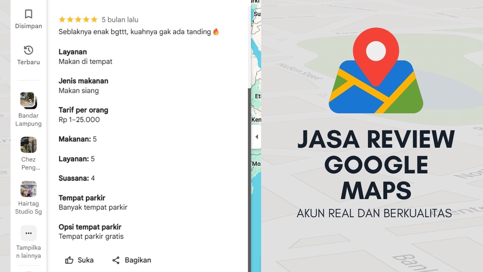 jasa review google maps akun real