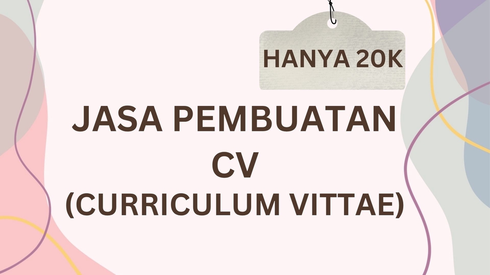 Jasa Desain CV (Curriculum Vitae) & Portofolio - Jasa Pembuatan CV Profesional