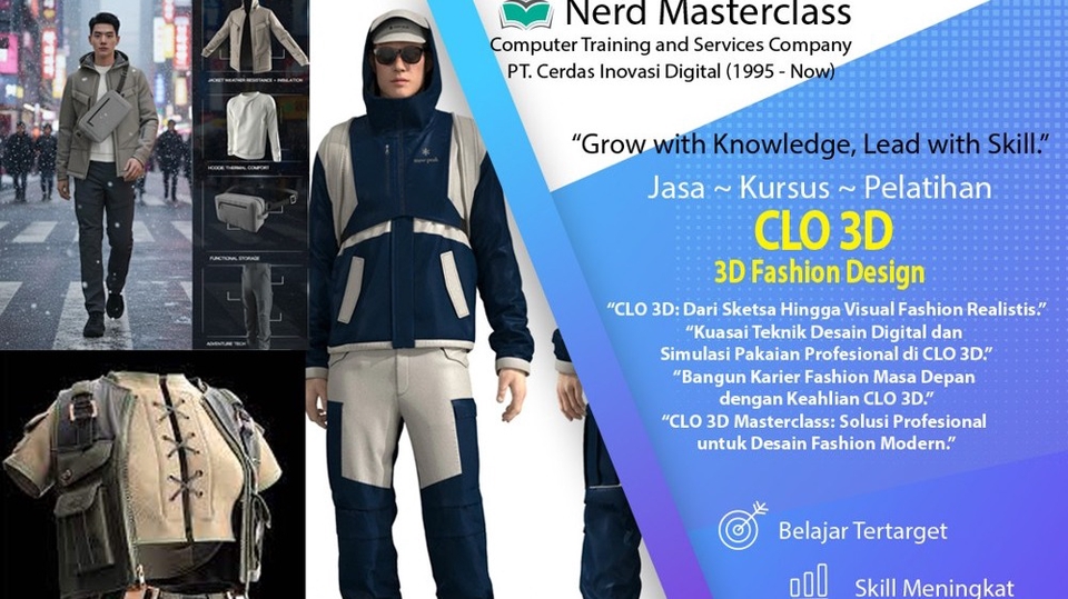 Jasa Kursus Pelatihan CLO 3D – Belajar Desain Fashion Digital Profesional