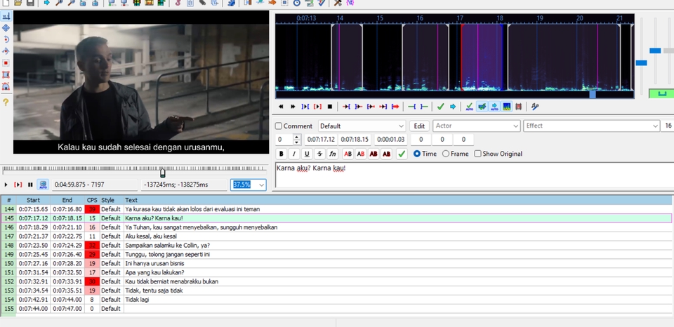 Subtitle - Subtitle Editing - 2