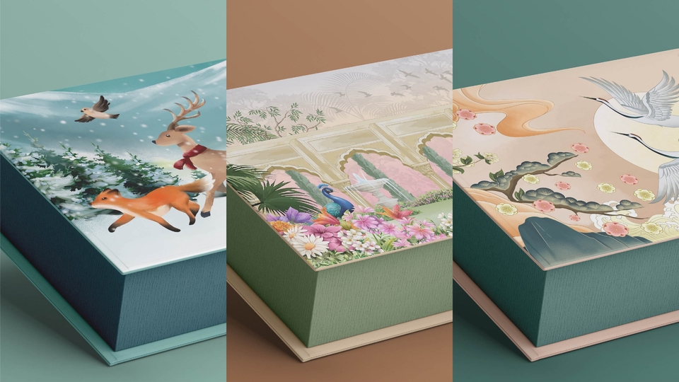 Jasa Desain Kemasan Produk & Desain Packaging - Luxury packaging design and visuals.