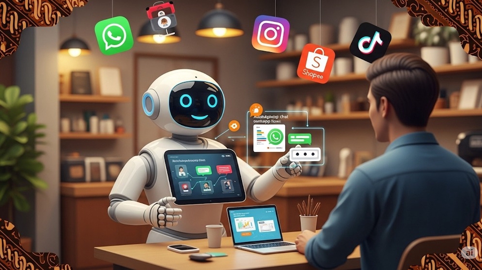 Jasa Pembuatan Bot di Telegram, WhatsApp, dan Discord - Customer Service AI 24/7 untuk Bisnis Anda – Respon Otomatis, Tanpa Repot 🤖