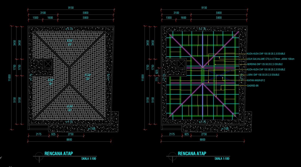 CAD Drawing - 2D AUTOCAD | REVISI ULIMITED | 20rb/m2 - 3
