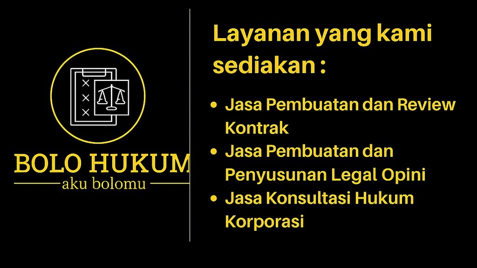 Jasa Review Kontrak atau Perjanjian Hukum - Drafting/Review Kontrak