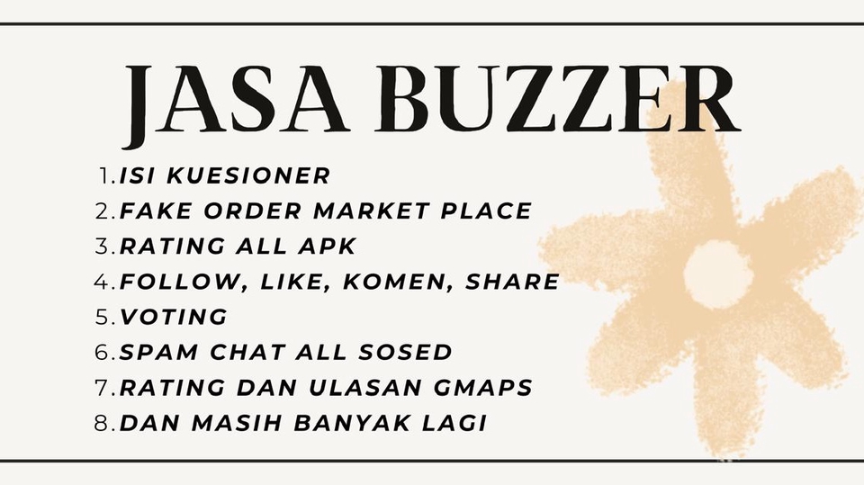 Jasa Buzzer Social Media IG, Facebook, Tiktok, maupun Twitter - jasa buzzer
