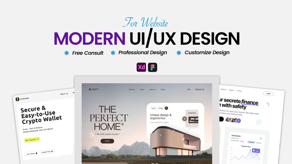 Jasa Desain UI/UX Website Modern & Profesional