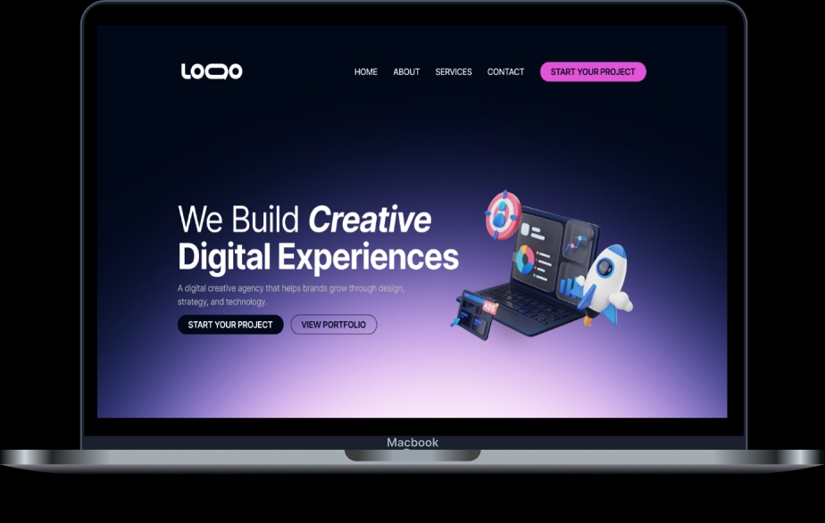 UI & UX Design - Design Website ( tampilan Desktop/Mobile ) - 2