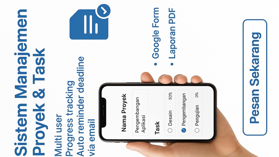 Jasa Pembuatan Aplikasi Mobile Profesional - Sistem Manajemen Proyek & Task