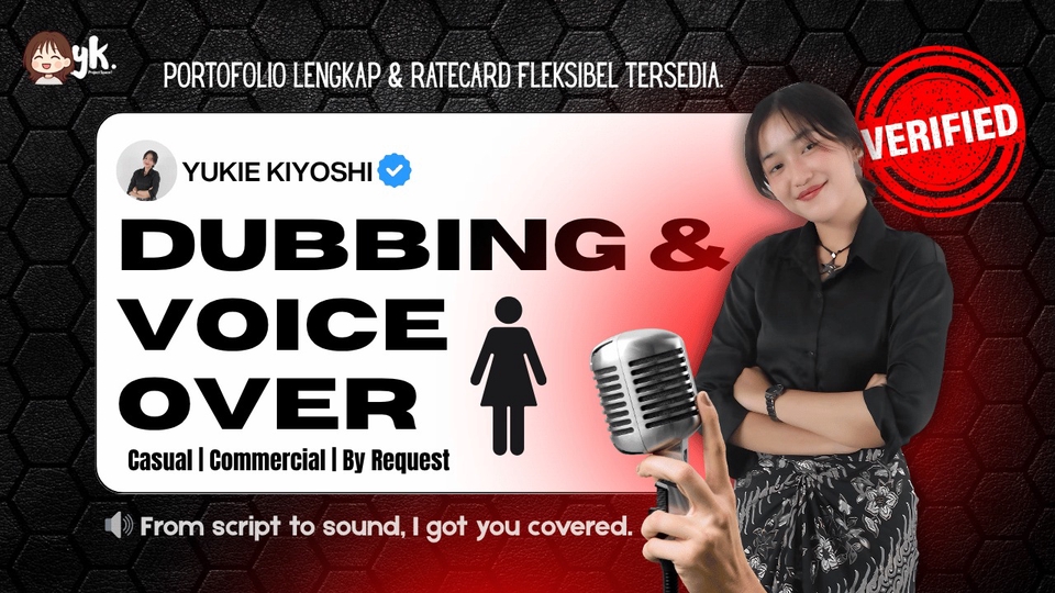 Jasa Voice Over, Dubbing, dan Pengisi Suara Video - Dubbing Suara untuk Animasi, Film, dan Iklan Anda !