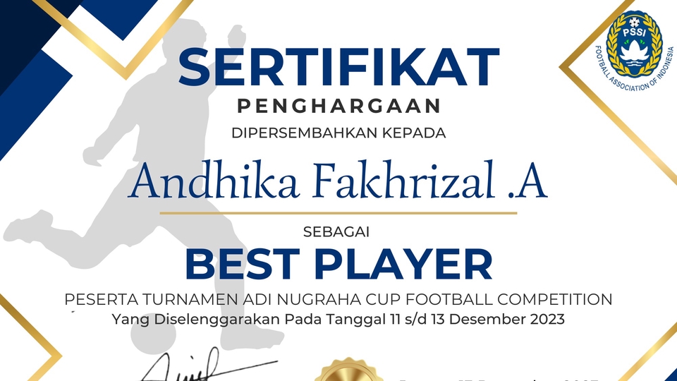 Jasa Lainnya di Desain Grafik - Desain Sertifikat