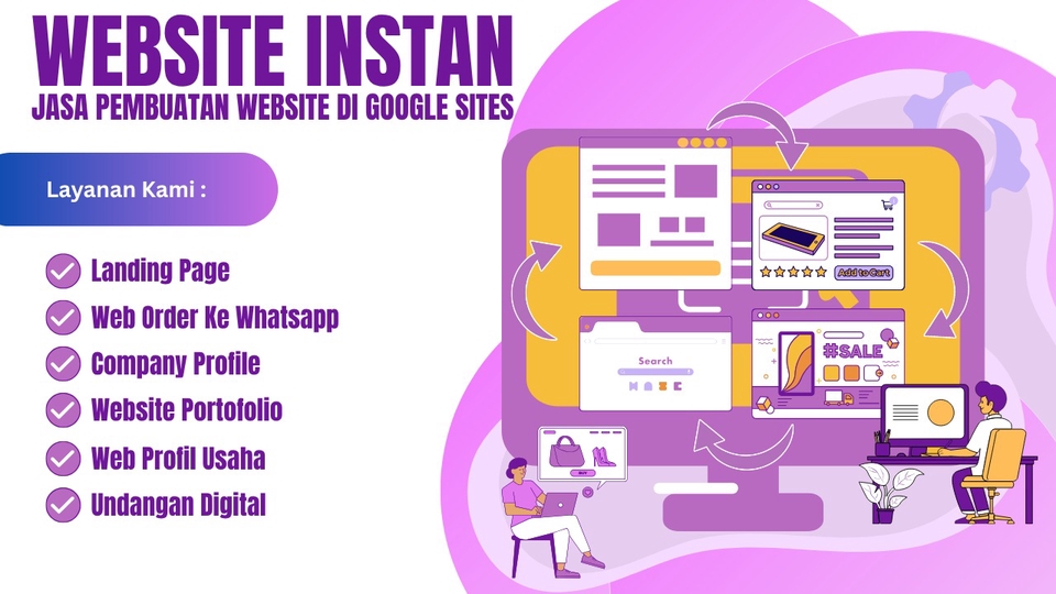 Website Instan Jasa pembuatan Website di google sites