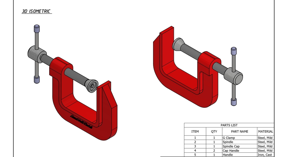 pekerjaan desain simpel dengan menggunakan software autodesk inventor 2024