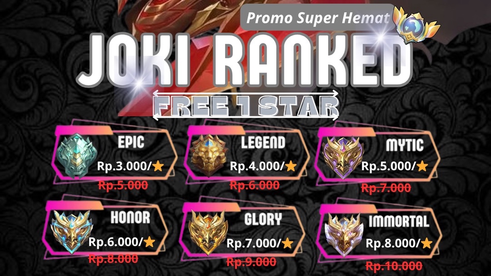 Jasa Joki dan Partner Games Online - JOKI MLBB RuiJoki