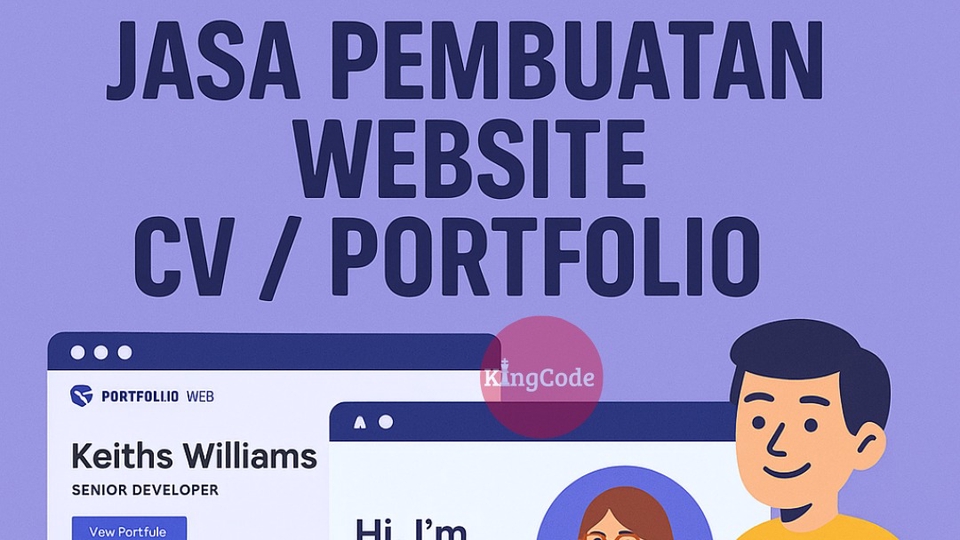 JASA PEMBUATAN WEBSITE CV / PORTOFOLIO PROFESIONAL