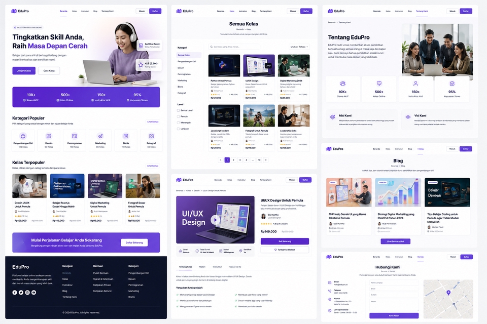desain web bisnis e course
