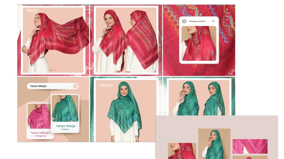 Tenun/Batik Hijab Motif Designer