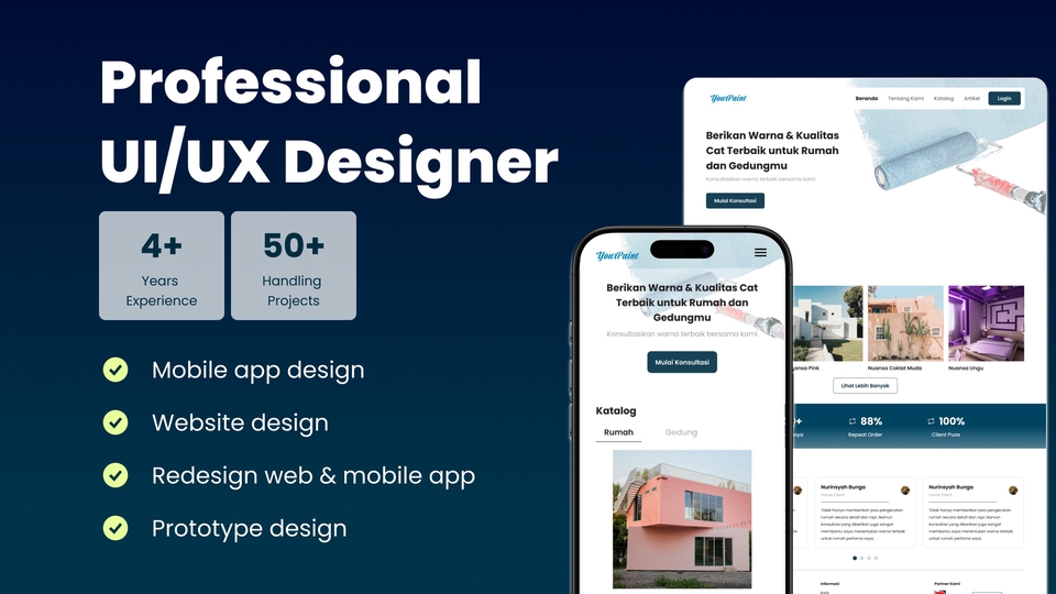 UI & UX Design - Jasa UI/UX Design Profesional untuk Website & Aplikasi Mobile (FREE KONSULTASI) - 2
