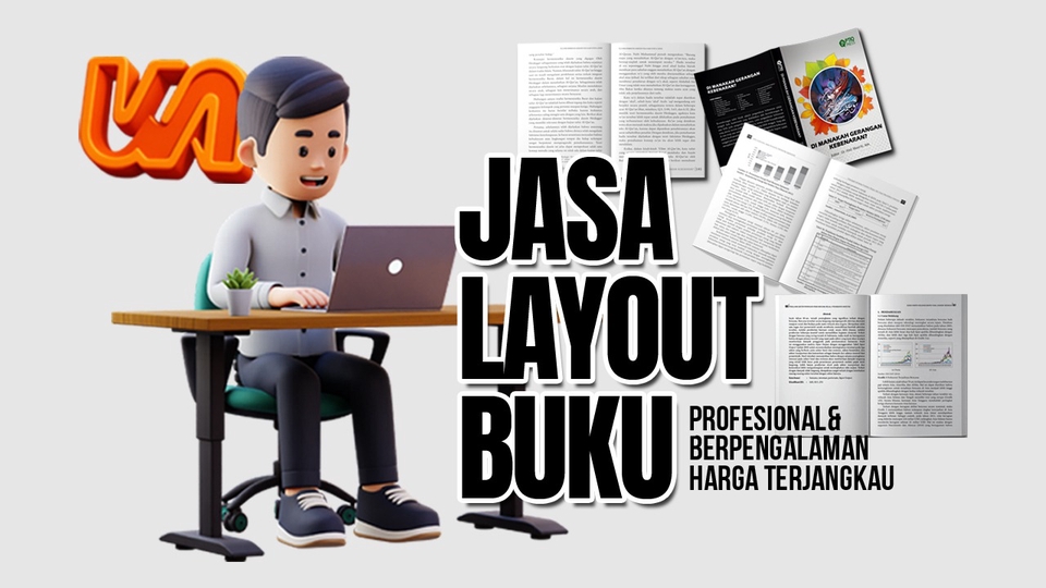 Jasa Lainnya di Desain Grafik - Jasa Layout Buku Profesional