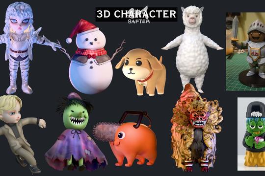 Jasa Desain Interior Rumah Minimalis hingga Modern - 3D Modeling Aset dan Karakter dengan Blender