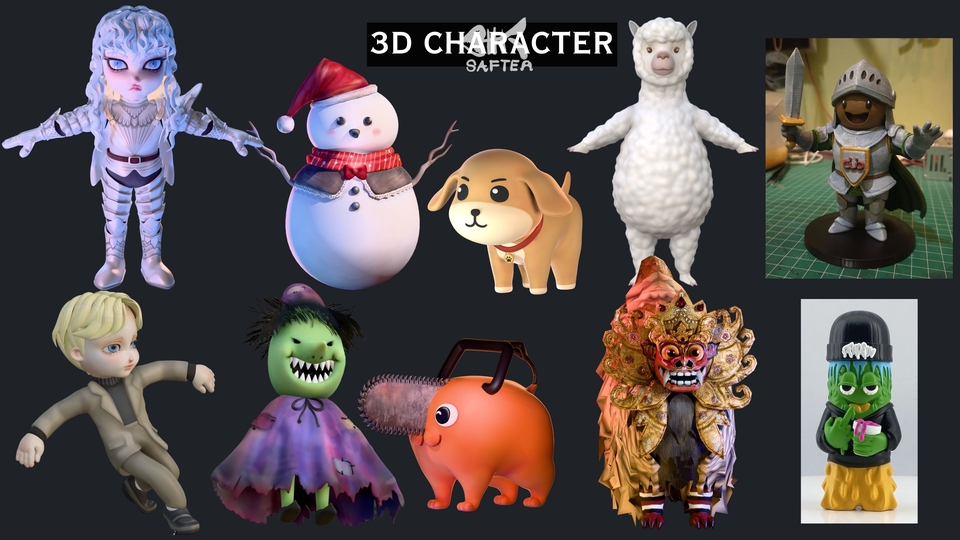 Berbagai Jasa Desain 3D Eksterior (Exterior) - 3D Modeling Aset dan Karakter dengan Blender