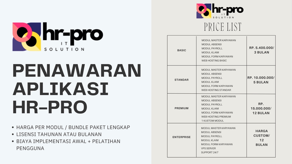 Aplikasi Desktop - Aplikasi HRIS - HR PRO - 7