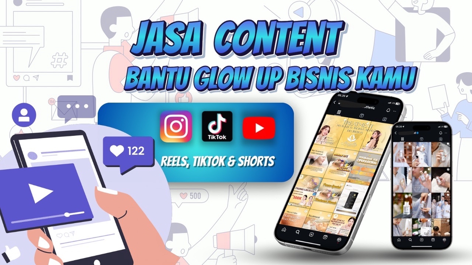 Jasa Editing Video Online Berkualitas & Profesional - Jasa Pembuatan Konten | Iklan | Promosi | Instagram Tiktok Shorts