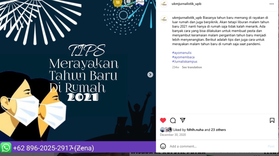 Desain Mading UKM Jurnalistik Kampus 