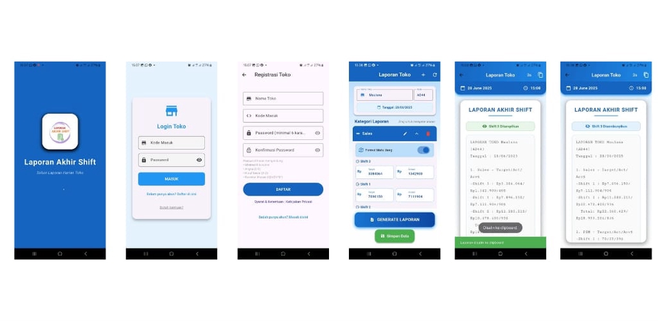 Pembuatan Aplikasi Laporan Akhir Shift Untuk Memudahkan Karyawan Retail