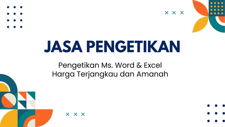 Jasa Pengetikan Word & Excel 