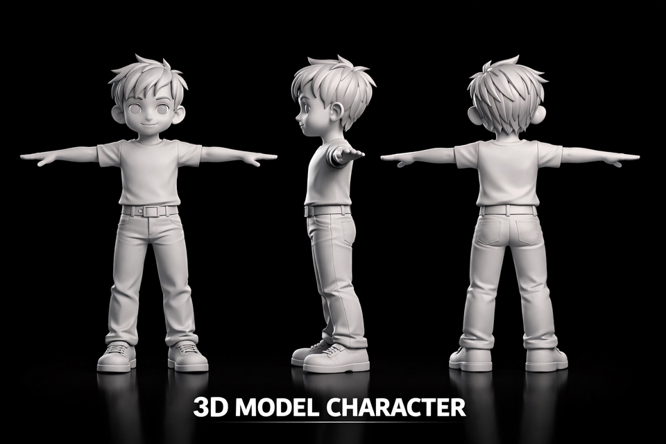 Perspektif 3D - MEMBUAT 3D KARAKTER | 3D MODELING | 3D DESIGN | 3D RENDERING | 3D ANIMASI | 3D PRINTING - 7