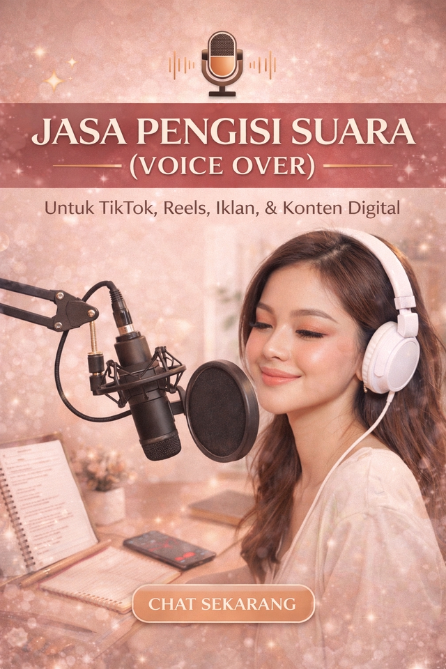 Sulih suara (dubbing, looping) - Butuh VO? kami ada untuk JASA PENGISI SUARA (VOICE OVER) TikTok, Reels, Iklan, & Konten Digital - 3