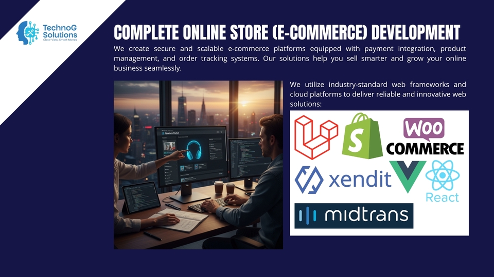 e-commerce | Online store | developer | optimal | website e-commerce