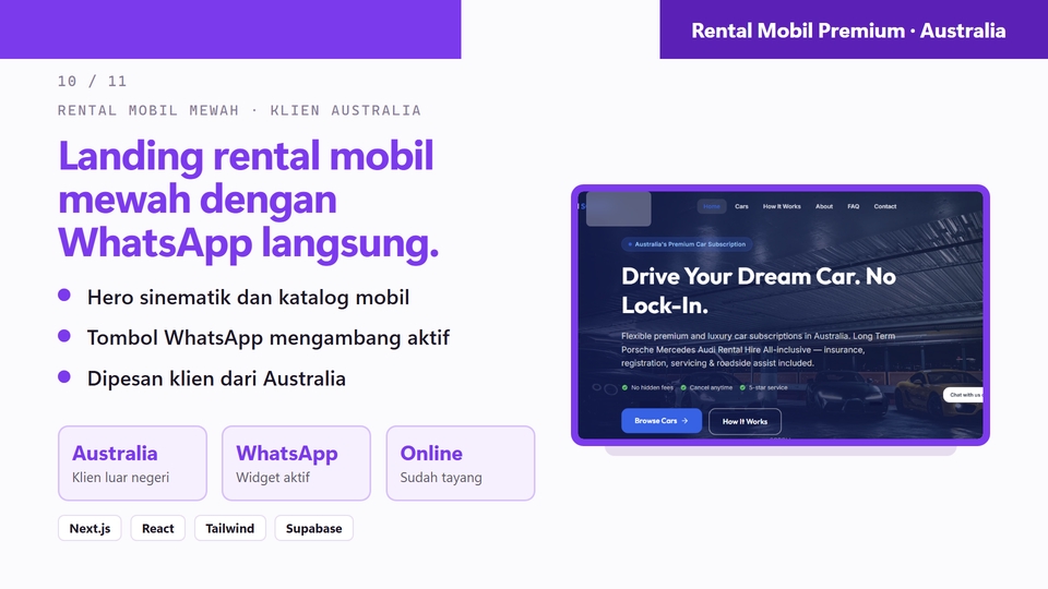 Web Development - Jasa Landing Page Next.js + Chatbot AI & Otomasi WhatsApp (n8n, Meta Ads, Lead Capture) - 10